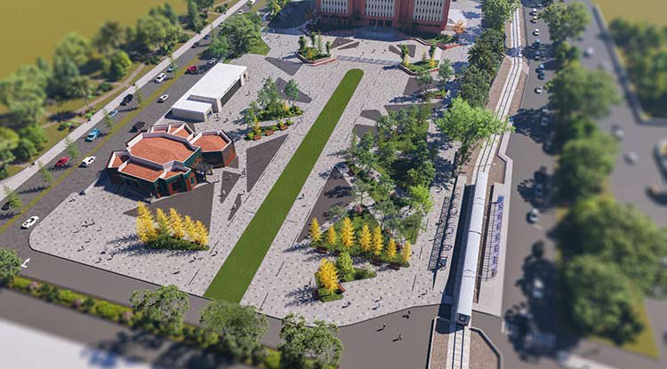 Samsun'da İstiklal Meydanı'nın Çehresi Değişiyor