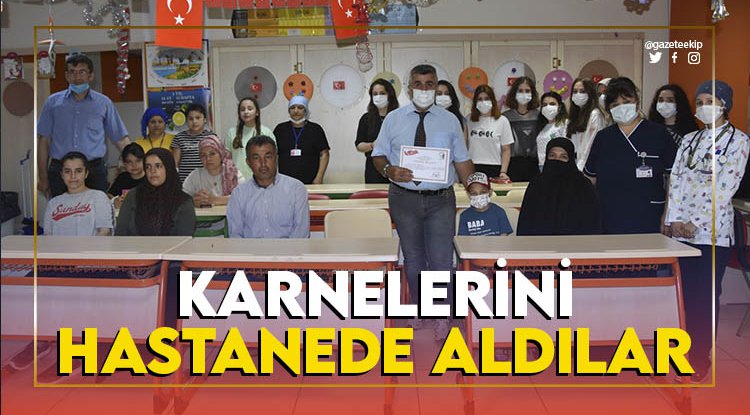 Samsun'da karnelerini hastanede aldılar