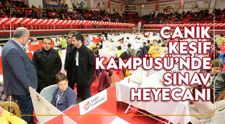 Samsun'da Keşif Kampüsü'nde sınav heyecanı