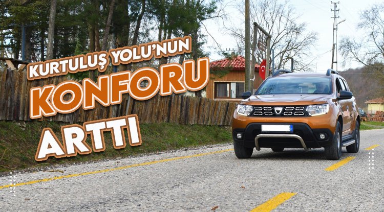Samsun'da Kurtuluş Yolu’nun konforu arttı