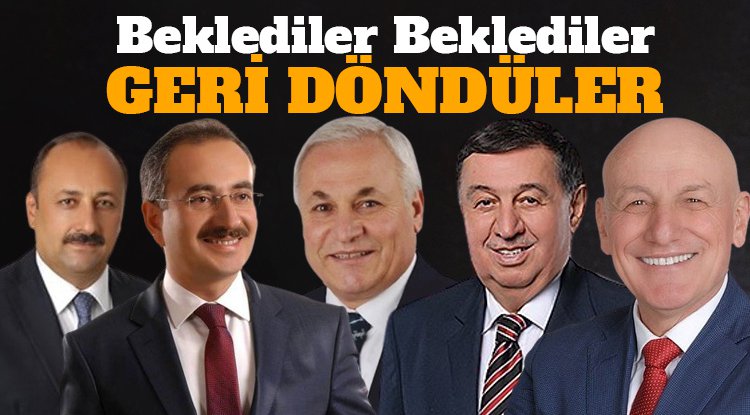 Samsun'da o isimler geri döndü