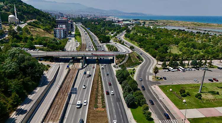 Samsun'da o kavşakta trafiği rahatlatacak düzenleme