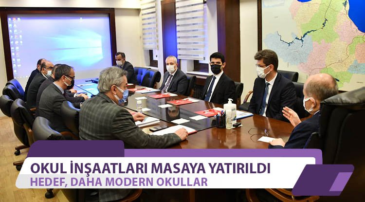 Samsun'da okul inşaatları masaya yatırıldı