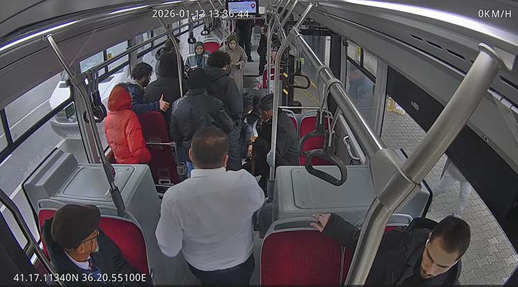 Samsun'da Otobüs Şoföründen Örnek Davranış