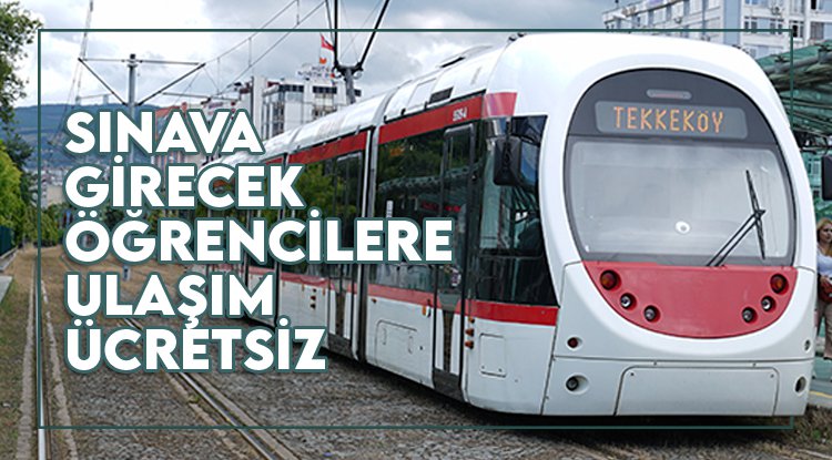 Samsun'da sınava girecek öğrencilere ulaşım ücretsiz