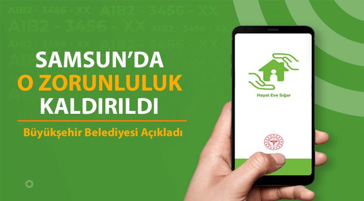 Samsun'da ulaşımda HES kodu zorunluluğu kalktı