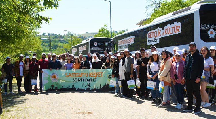 Samsun'da üniversiteliler Ayvacık'ta