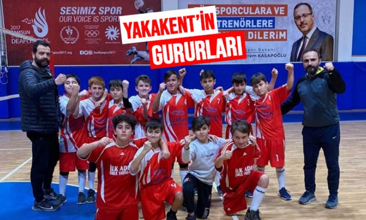 Samsun'da voleybola Yakakent damgası