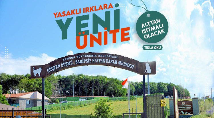 Samsun'da yasaklı ırklar için yeni ünite