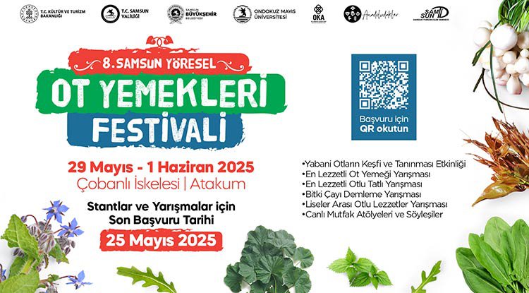 Samsun'da Yöresel Ot Yemekleri görücüye çıkıyor