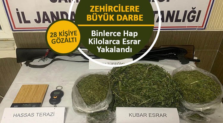 Samsun'da zehircilere büyük darbe