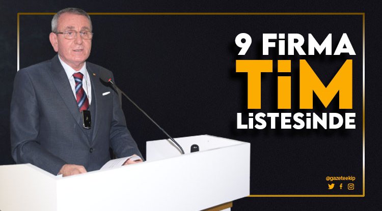 Samsun’dan 9 firma TİM listesinde