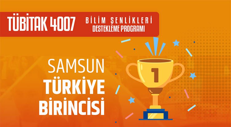 Samsun proje başvurusunda Türkiye 1.'si