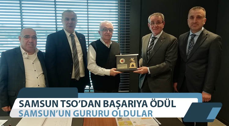 Samsun TSO’dan başarı plaketi