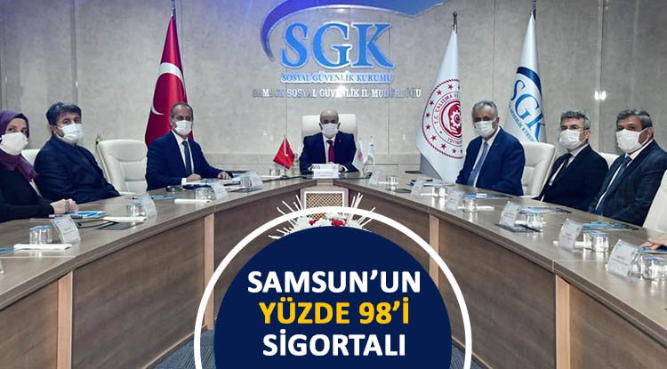 Samsun'un yüzde 98'i sigortalı