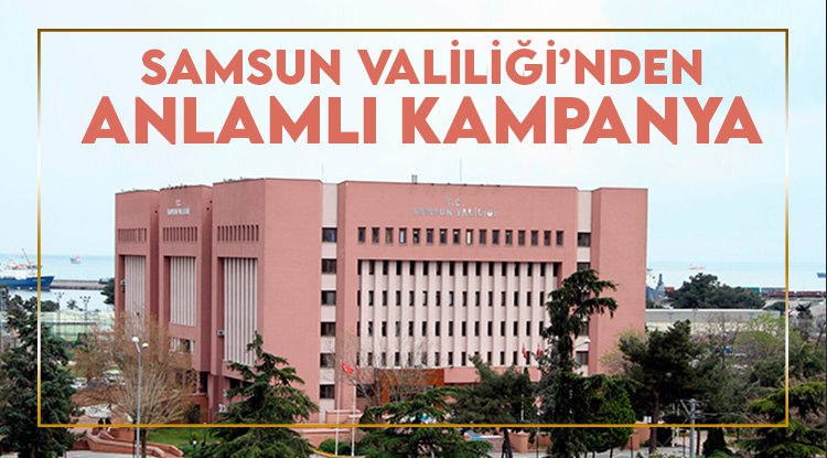 Samsun Valiliği'nden yardım kampanyası
