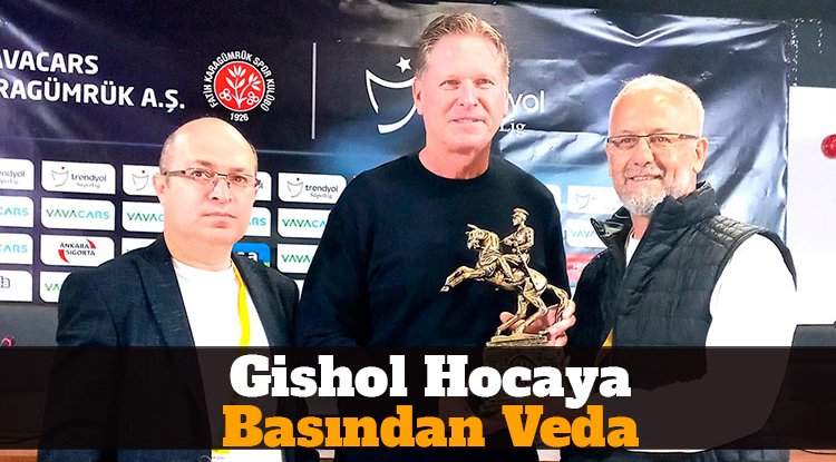 Samsunlu basın mensupları Gisdol Hocaya veda etti