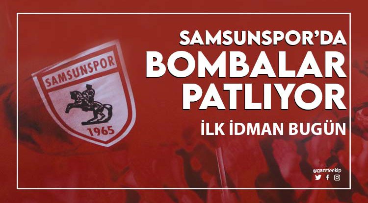 Samsunspor'da bombalar patlıyor!