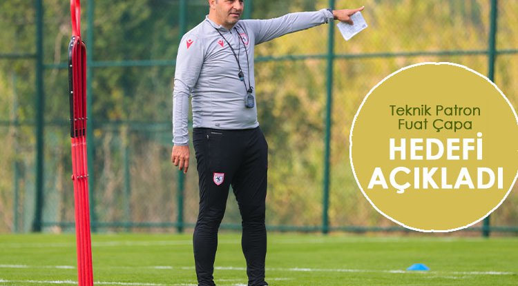 Samsunspor'da 'Çapa' hedefini açıkladı