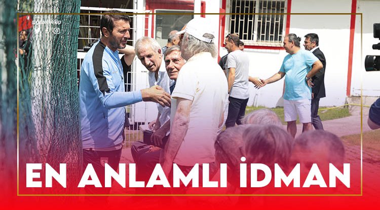 Samsunspor'da en anlamlı antrenman