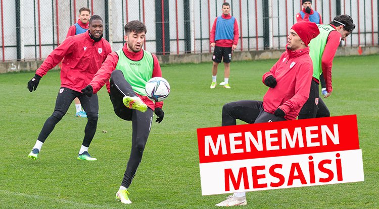 Samsunspor'da Menemen mesaisi sürüyor