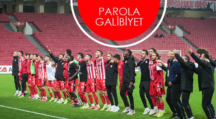 Samsunspor'da parola galibiyet