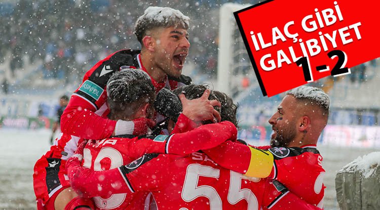 Samsunspor'dan ilaç gibi galibiyet