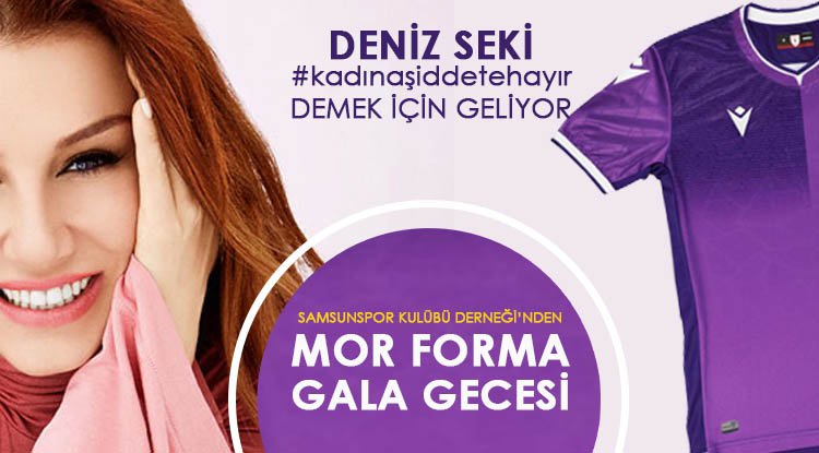 Samsunspor'dan Mor Forma Galası