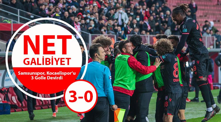 Samsunspor'dan net galibiyet