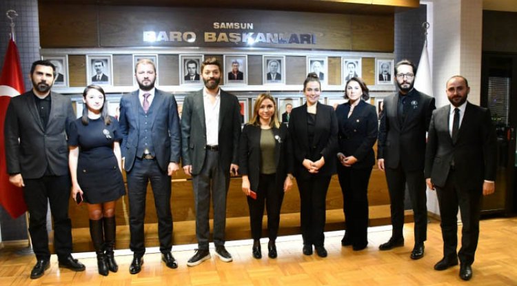 Samsunspor Derneği'nden Baro'ya ziyaret