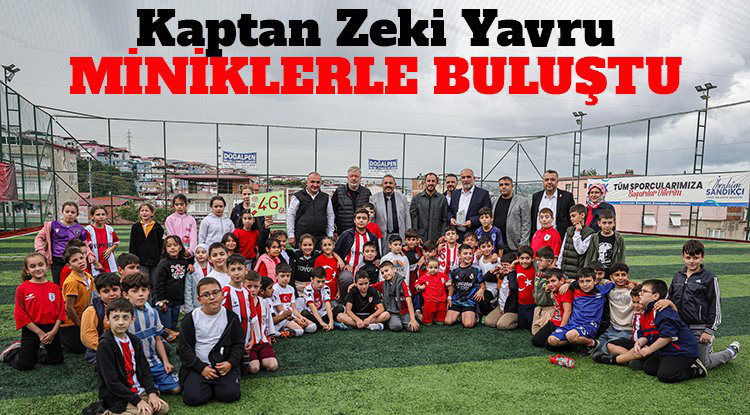 Samsunspor Kaptını Zeki miniklerle buluştu