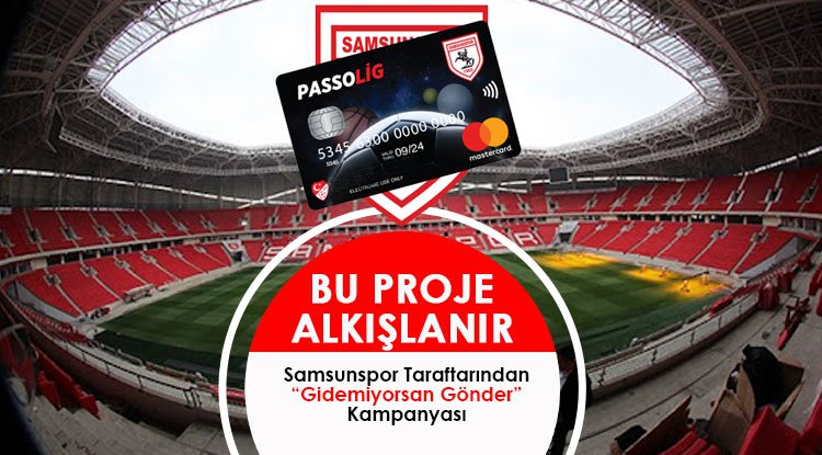 Samsunspor taraftarından anlamlı kampanya
