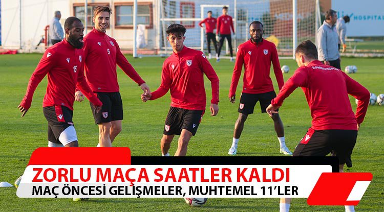 Samsunspor üç puan peşinde