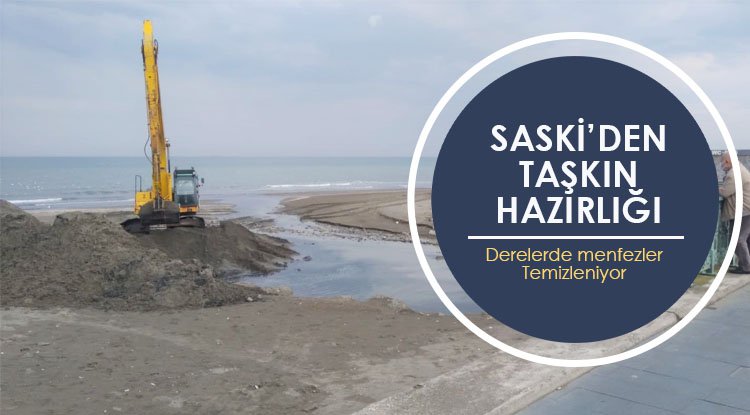 SASKİ taşkın riskine karşı dereleri temizledi