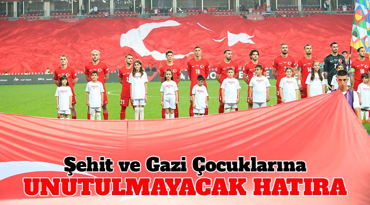 Şehit ve gazi çocuklarına unutulmayacak hatıra