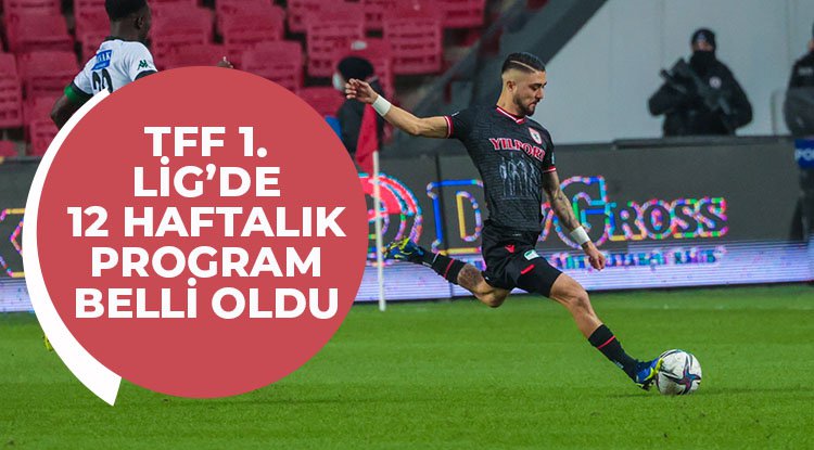 Spor Toto 1. Lig'de 12 haftalık program açıklandı