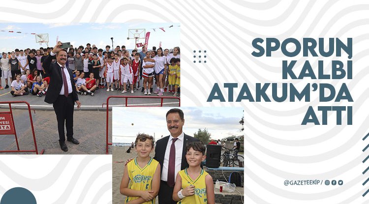 Sporun kalbi Atakum’da attı