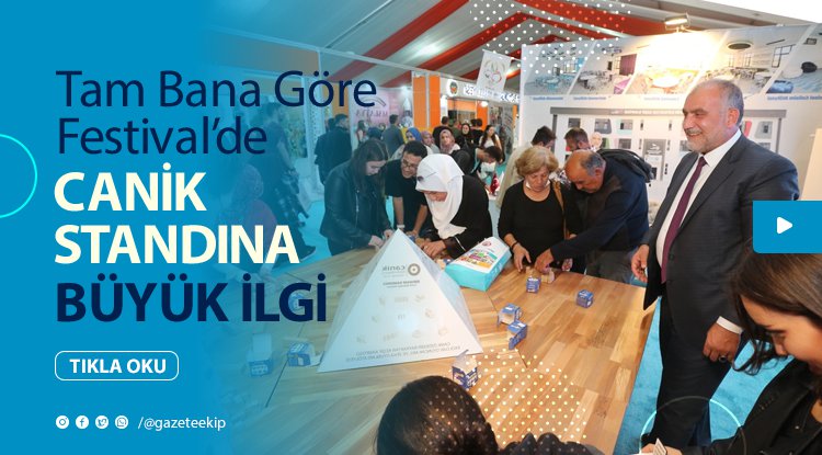 Tam Bana Göre Festival’de Canik Belediyesi’ne yoğun ilgi