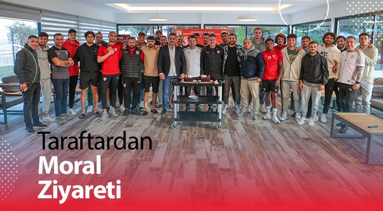 Taraftardan futbolculara moral