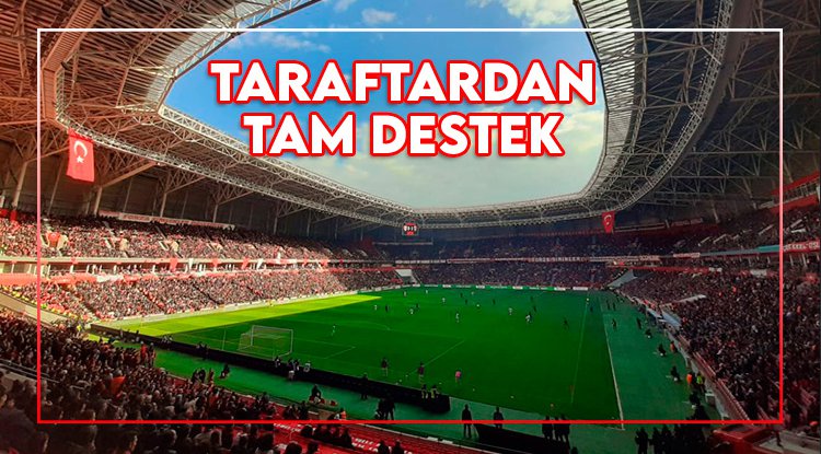 Taraftarlardan Samsunspor'a tam destek