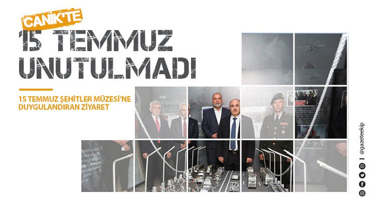 15 Temmuz Şehitleri Canik'te anıldı