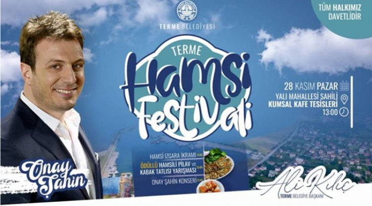 Terme'de kaçırılmayacak Hamsi Festivali