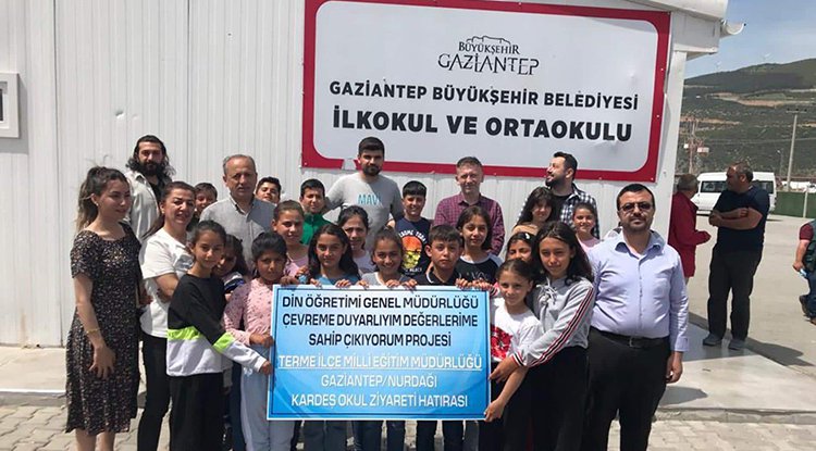 Terme'den Gaziantep nurdağı'na kardeşlik köprüsü