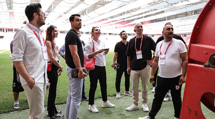UEFA'dan Samsun'da stad incelemesi