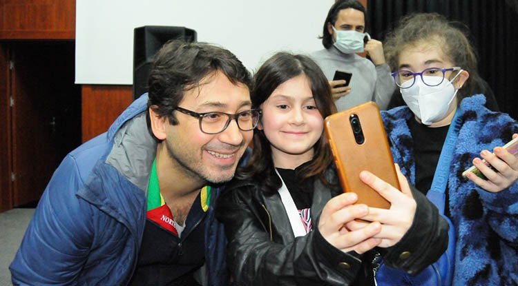 Ünal Yeter, Canik'te öğrencilerle buluştu