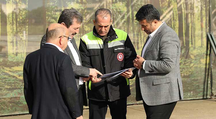 Vali Tavlı ve Başkan Doğan'dan OSB incelemesi