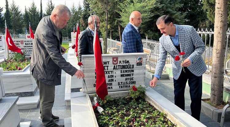 YAHYA ÇINKIL, ŞEHİT AİLELERİNİ UNUTMADI