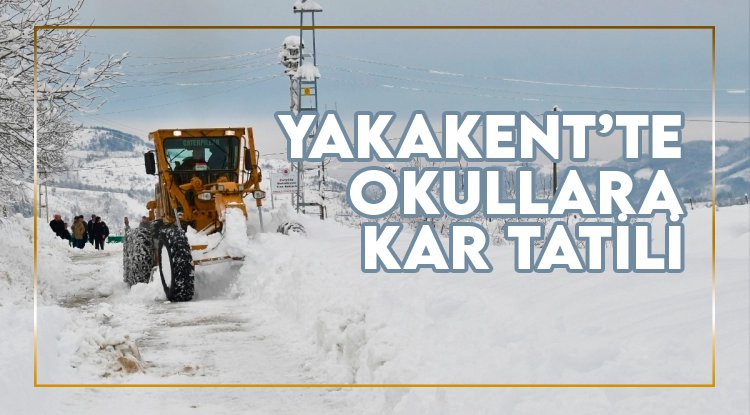 Yakakent'te eğitime kar engeli
