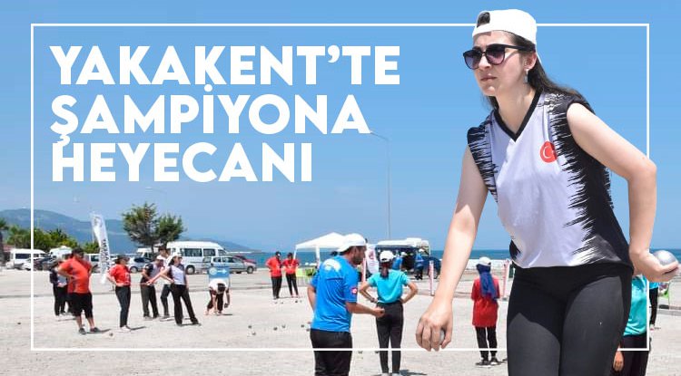 Yakakent'te Petank Şampiyonası heyecanı