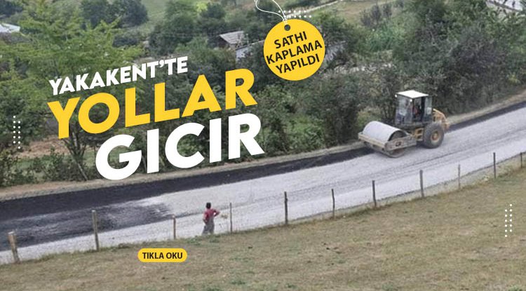 Yakakent'te yol mutluluğu